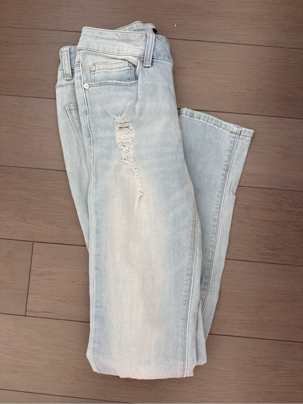Indigo Rein Light Blue Straight Leg Jeans
